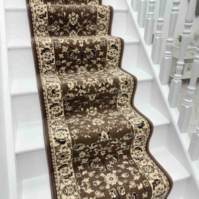 Traditional Stair Runner - Soft & Durable Carpet Runner For Stairs & Staircases, Multiple Lengths - image 1