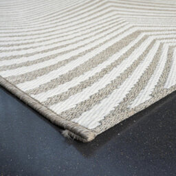Beige Abstract Outdoor Rug, Abstract Stain-Resistant Rug For Patio, Garden, Deck, 5mm Modern Outdoor Rug-120Cm X 170Cm - thumbnail 5