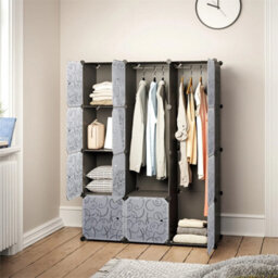 20 Cube Diy Plastic Storage Wardrobe Cabinet - thumbnail 1