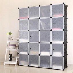 20 Cube Diy Plastic Storage Wardrobe Cabinet - thumbnail 3