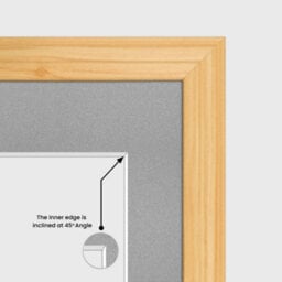 AK Frames 12X12 Light Oak Classic Multi Photo Frame With Silver Mount - Holds 4 Apertures (4X) 6X4 Photos - thumbnail 7