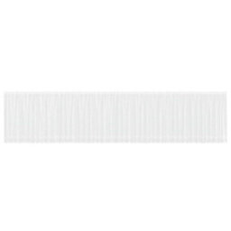 Berkfield Modern Curtains With Curtains Floral White 1200 X 140 Cm Polyester - thumbnail 1