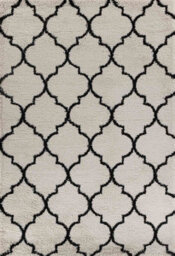 Moroccan Berber Shaggy Rugs Living Room Trellis Stone 80X150 Cm - thumbnail 1