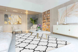 Moroccan Berber Shaggy Rugs Living Room Trellis Stone 80X150 Cm - thumbnail 2