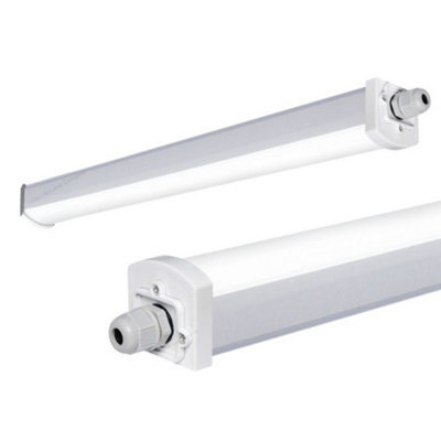 Long Life Lamps Company 18W 2Ft Led Ceiling Batten Ip66 6000K - image 1