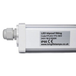 Long Life Lamps Company 18W 2Ft Led Ceiling Batten Ip66 6000K - thumbnail 6