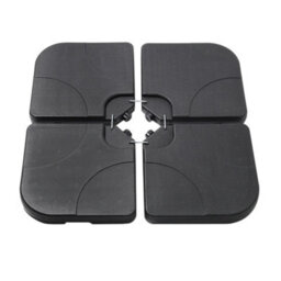 Thehotsale Double-Top Cantilever Parasol With Lights And Fillable Hdpe Parasol Base - thumbnail 6