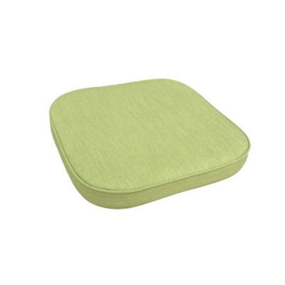 Glendale Garden & Leisure Pistachio Luxury D-Pad Seat Cushion - L41 X W38 X D6 Cm