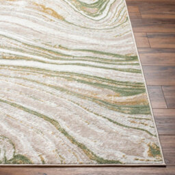 Livabliss San Francisco-Modern Green Grey Yellow Graphic Living Dining Bedroom Rug 200 X 275 Cm Easy Care, Non Shedding - thumbnail 5