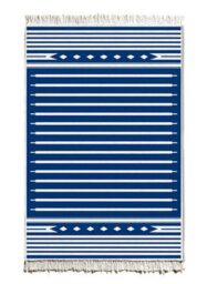 Rozi Linea Collection Kilim Rug - Double Sided (180 X 120 Cm) - thumbnail 1