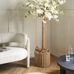 Wyld And Coco 180Cm White Artificial Cherry Blossom Tree Indoor Decor, Ready To Display - thumbnail 2