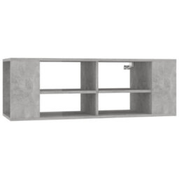 Berkfield Wall-Mounted Tv Cabinet Concrete Grey 102X35X35 Cm Engineered Wood - thumbnail 2