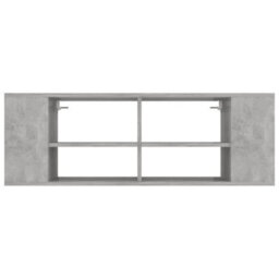 Berkfield Wall-Mounted Tv Cabinet Concrete Grey 102X35X35 Cm Engineered Wood - thumbnail 4