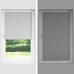 Berkfield Roller Blind Blackout Yellow 85X130 Cm Fabric Width 80.7 Cm Polyester - thumbnail 8