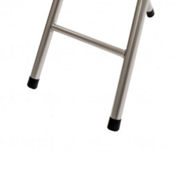 Oypla White Padded Folding High Chair Breakfast Kitchen Bar Stool Seat - thumbnail 4
