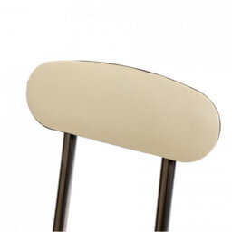Oypla White Padded Folding High Chair Breakfast Kitchen Bar Stool Seat - thumbnail 2
