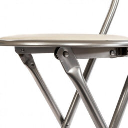 Oypla White Padded Folding High Chair Breakfast Kitchen Bar Stool Seat - thumbnail 5