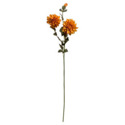 Hill Interiors Dahlia Spray Artificial Flower - L31 X W31 X H115 Cm - Orange - thumbnail 2