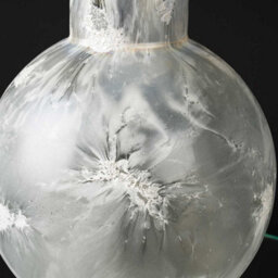 Vanity Living 49Cm Grey Handmade Glass Vase, Tall Decorative Glass Vase For Living Room - thumbnail 3