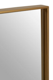 Orsina Ando Medium Square Gold Finish Wall Mirror - thumbnail 4