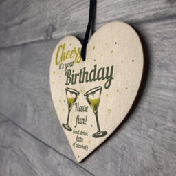 Red Ocean Cheers Birthday Present Friendship Friend Gift Funny Novelty Kitchen Sign Family - thumbnail 7