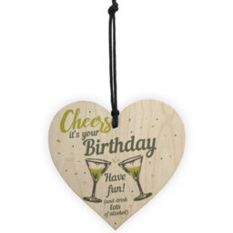 Red Ocean Cheers Birthday Present Friendship Friend Gift Funny Novelty Kitchen Sign Family - thumbnail 5