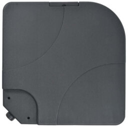 Berkfield Outdoor Umbrella With Portable Base Anthracite - thumbnail 8