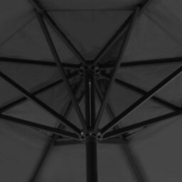 Berkfield Outdoor Umbrella With Portable Base Anthracite - thumbnail 4