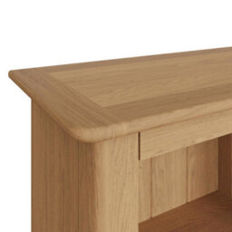 Fwstyle 3 Tier Bookcase Storage Rack Shelving Unit Ready Assembled Natural Oak (H) 82 (W) 45 (D) 23Cm - thumbnail 5