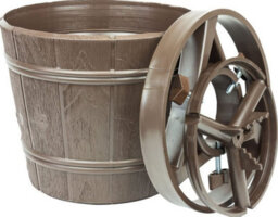 Round Planet Christmas Tree Stand With Water Reservoir Brown Small - thumbnail 8
