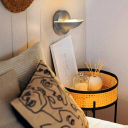 Long Life Lamps Company 9W Led Wall Light Brushed Chrome Opal Diffuser Warm White 3000K H3050 - thumbnail 9