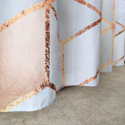 Neel Blue Marble Shower Curtain Mould & Mildew  With 12 Curtain Hook Water-Resistant Bath Curtain 180 X 180Cm - thumbnail 5