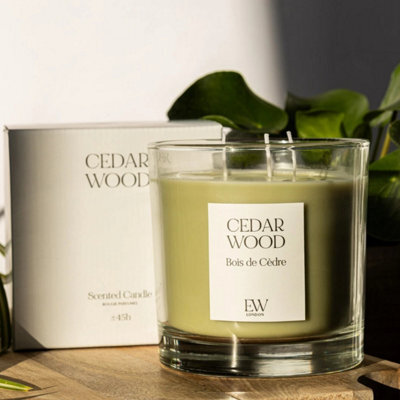 Marco Paul Scented 3 Wick Candle - Cedar Wood - image 1