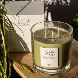 Marco Paul Scented 3 Wick Candle - Cedar Wood - thumbnail 8