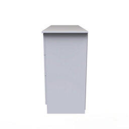 Heddon 6 Drawer Wide Chest In White Matt (Ready Assembled) - thumbnail 2