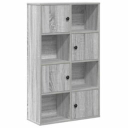 Berkfield Bookcase Grey Sonoma 60X24X101.5 Cm Engineered Wood - thumbnail 2