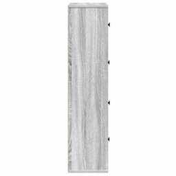 Berkfield Bookcase Grey Sonoma 60X24X101.5 Cm Engineered Wood - thumbnail 6