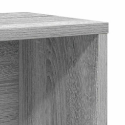Berkfield Bookcase Grey Sonoma 60X24X101.5 Cm Engineered Wood - thumbnail 9