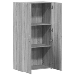 Berkfield File Cabinet Grey Sonoma 60X32X115 Cm Engineered Wood - thumbnail 7
