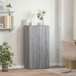 Berkfield File Cabinet Grey Sonoma 60X32X115 Cm Engineered Wood - thumbnail 3