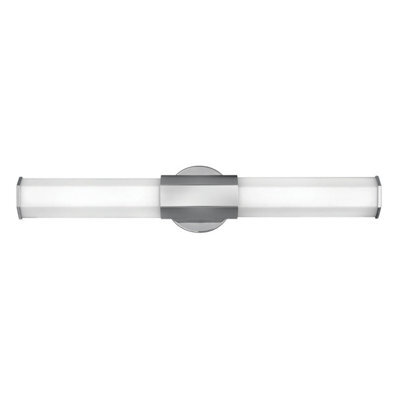 Luminosa Lighting Luminosa Hinkley Facet Integrated Led Bathroom Wall Lamp Polished Chrome, 3000K, Ip44 - image 1