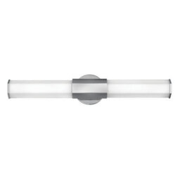 Luminosa Lighting Elstead Hinkley Facet Integrated Led Bathroom Wall Lamp Polished Chrome, 3000K, Ip44