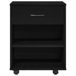 Walplus Storage Cabinet Black Oak 46 X 36 X 59 Cm Engineered Wood - thumbnail 7