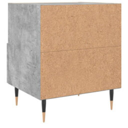Berkfield Modern Bedside Cabinets 2 Pcs Concrete Grey 40X35X47.5 Cm Engineered Wood - thumbnail 9
