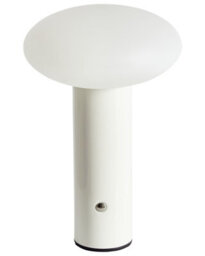 Wyld And Coco Lumina Wireless Led Table Lamp White, Mushroom Design, Rechargeable, Dimmable, 3 Colour Temps - thumbnail 1