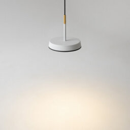 Luminosa Lighting Luminosa El Modern Pendant Ceiling Light Black 3000K 800Lm White, Gold Shade - thumbnail 4