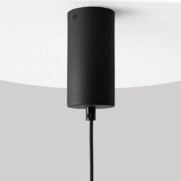 Luminosa Lighting Luminosa El Modern Pendant Ceiling Light Black 3000K 800Lm White, Gold Shade - thumbnail 5