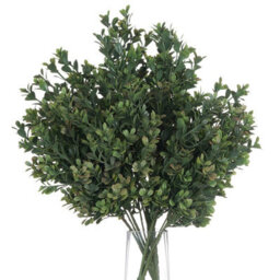 Hill Interiors Artificial Faux Red Tipped Leaf Spray Green (One Size) - thumbnail 1