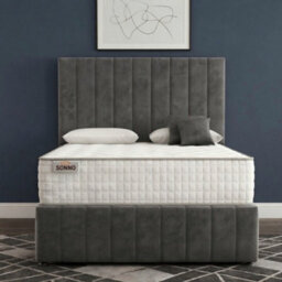 DS Living Havannah Upholstered Grey Divan Bed Frame - thumbnail 2