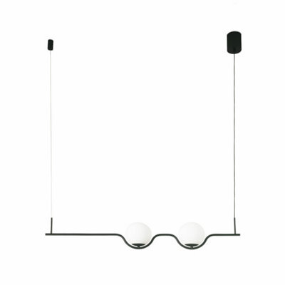 Luminosa Lighting Luminosa Le Vita Led Pendant Black 2X 6W 2700K - image 1